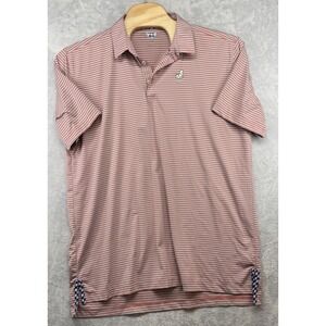 Bald Head Blues Cowans Ford Club Striped‎ Golf Polo Shirt Men's Size 2XL